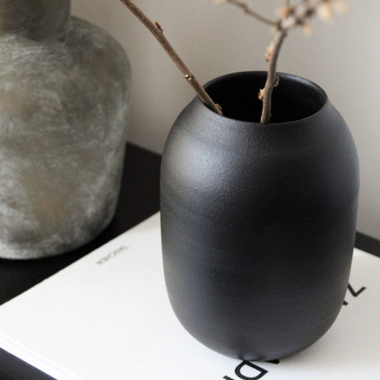 Minimalist Collection | Black Vase #3 | Japandi Style