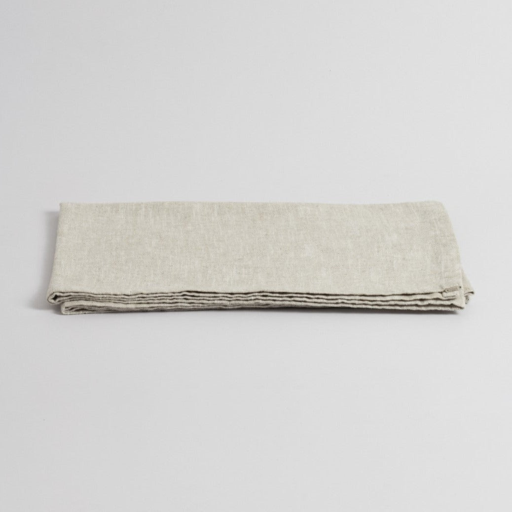 Table runner 100% linen | White Color | Japandi Style